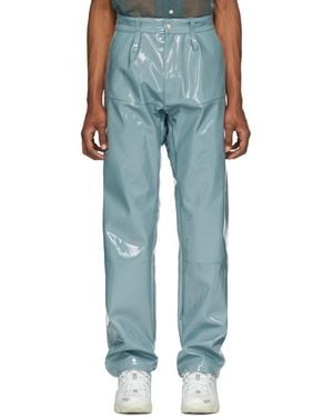 GmbH Blue Vinyl Marie Pants