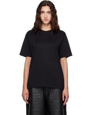 Frankie Shop Harper Soft Organic T-Shirt - Black