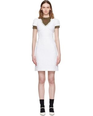 ShuShu/Tong Lace Trim Sweetheart Neckline Midi Dress - Black