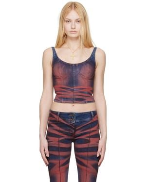 KNWLS Harley Denim Tank Top - Black