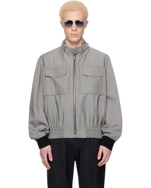 Lanvin Mohair Wool Jacket - Grey