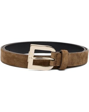 Tom Ford Suede Calf Belt - Black