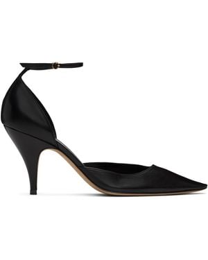 The Row Liisa D'Orsay Heels - Black