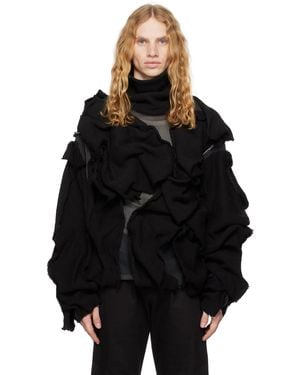CARNET ARCHIVE Peel-Off Knit Turtleneck - Black