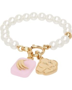 CASABLANCA Icon Pearl Bracelet - Metallic
