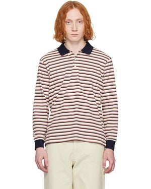 DUNST Multi Stripe Collared Polo