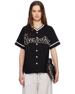 Bode Chemise De Baseball Noire
