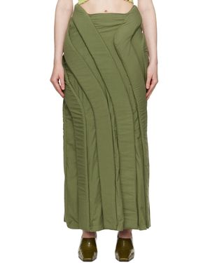 Stanley Raffington Jupe Longue Parametric 3D Verte