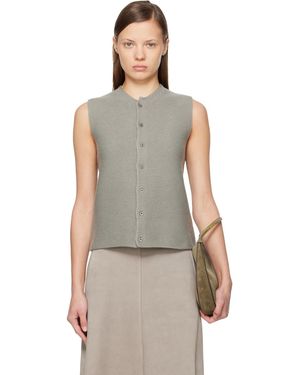 Rier Cardigan De Style Gilet Tyrolean Gris - Multicolore