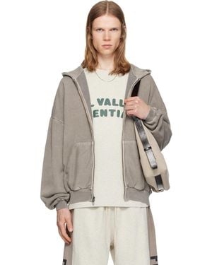Fear Of God 90's Zip-Up Hoodie - Grey