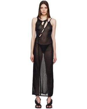 OTTOLINGER Black Strappy Maxi Dress