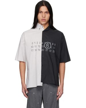 MM6 by Maison Margiela Short-Sleeved Shirt - Black