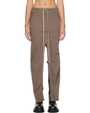 Rick Owens Tower Pull On Sliced Pillar Maxi Skirt - Brown
