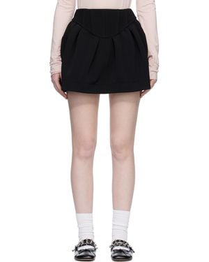 OPEN YY Wire Miniskirt - Black