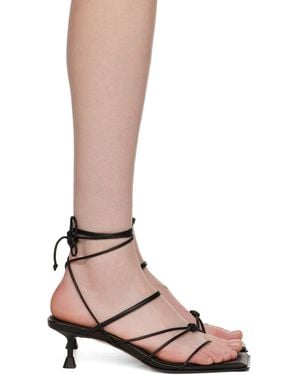 Miista Strapped Mules - Brown