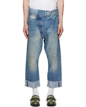 R13 Crossover Jeans - Blue