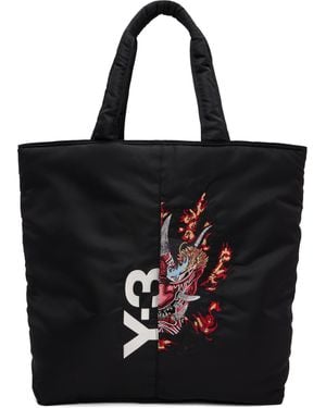 Y-3 Graphic Tote - Black