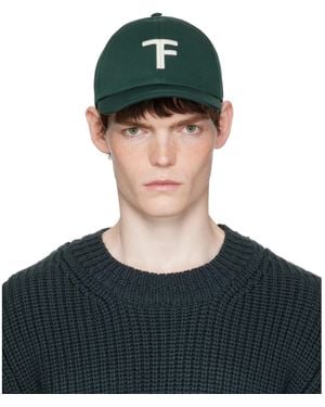 Tom Ford Logo-Embroidered Baseball Cap - Green