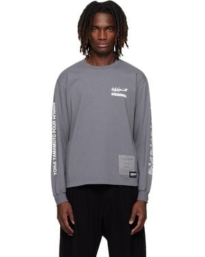 Yohji Yamamoto Neighborhood Edition Ls T-Shirt - Black