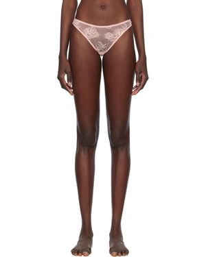 Fleur du Mal Bouquet Lace Cheeky Briefs - Multicolour