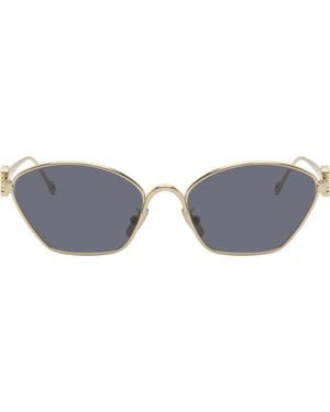 Loewe Anagram Hexagonal Cat-Eye Sunglasses - Black