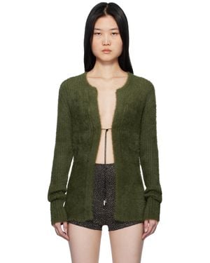16Arlington Teria Knit Cardigan - Green