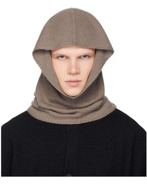 Homme Plissé Issey Miyake Taupe Cashmere Winter Gear Snood - Multicolour