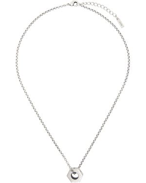 we11done Nut Necklace - Metallic