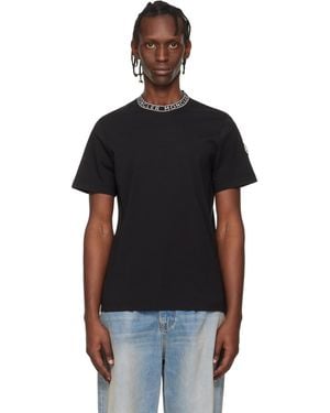Moncler Logo-Trimmed Cotton T-Shirt - Black