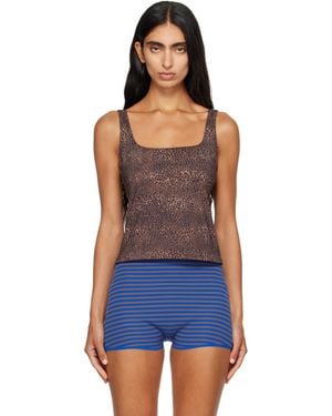 Fruity Booty Shania Tankini Top - Blue