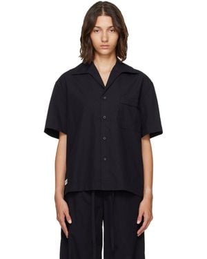 Entire studios S/S Pyjama Shirt - Black