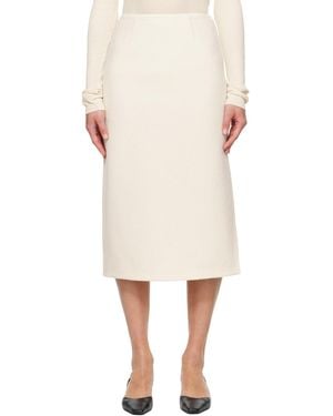 Rier Walker Midi Skirt - Natural