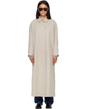 HOMMEGIRLS Mac Coat - Natural