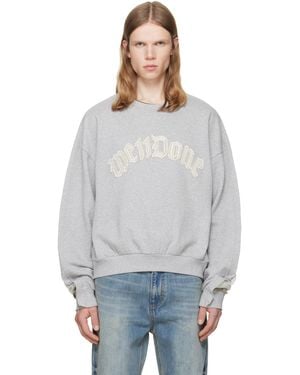 we11done Inside-Out Sweatshirt - Grey