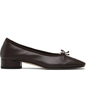 Aeyde Burgundy Onda Heels - Black