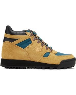New Balance Bottes rainier brun clair et bleu - Noir