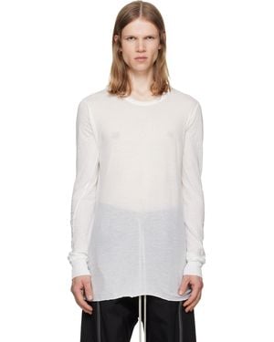 Rick Owens Off- Tower Basic Ls T-Shirt - White