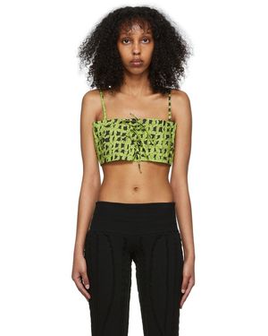 Helenamanzano Green Isleta Camisole - Black
