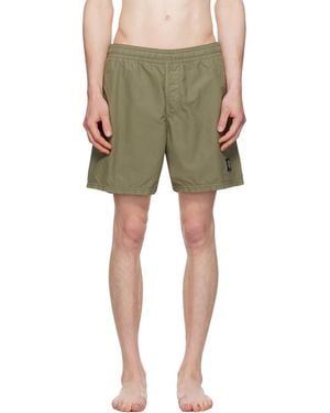 Stone Island カーキ B100B09 Brushed Nylon スイムショーツ - グリーン
