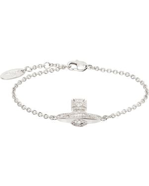 Vivienne Westwood Carmela Bas Relief Bracelet - White