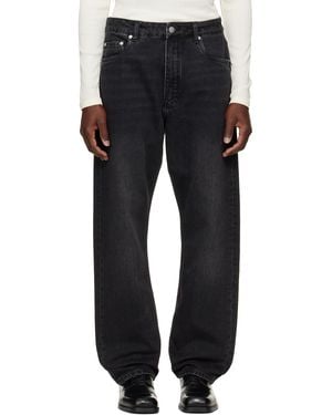 Studio Nicholson Riso Straight Leg Jeans - Black