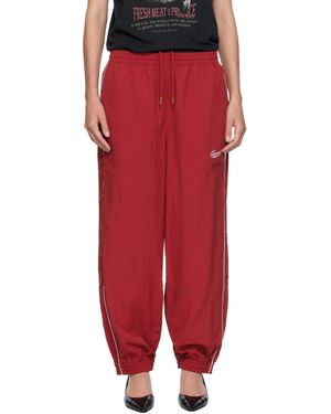 Willy Chavarria レッド Bad Boy トラックパンツ