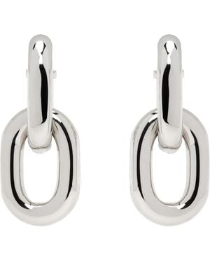 Rabanne Double Xl Link Earrings - Metallic