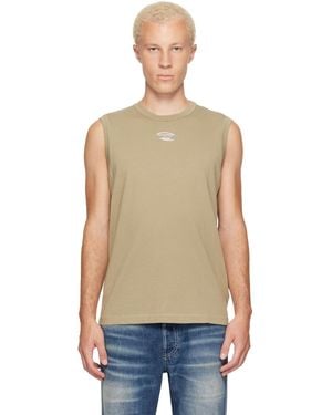 DIESEL Khaki T-Bisco-Iod Tank Top - Green