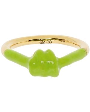 Columbia Ssense Exclusive Alan Crocetti Edition Knot Ring - Black