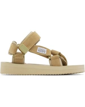 Suicoke ベージュ Depa-V2S サンダル - ブラック