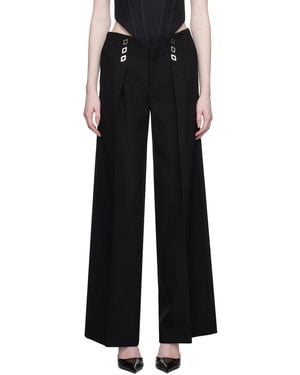Dion Lee ブラック Diamond Stud トラウザーズ