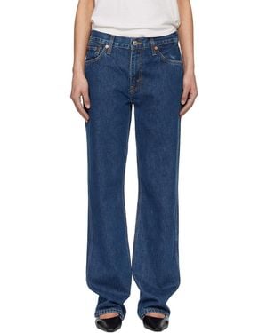 RE/DONE 90S Mid Rise Loose Jeans - Blue