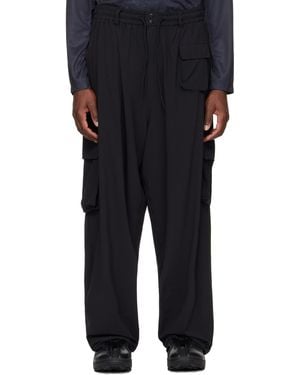 Y-3 Ut Straight Cargo Trousers - Black