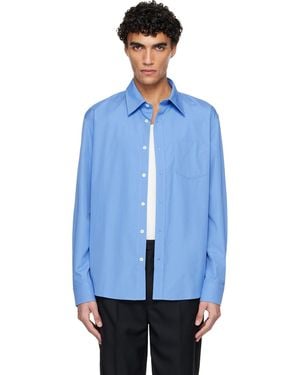 A.P.C. Organic Cotton Shirt - Blue